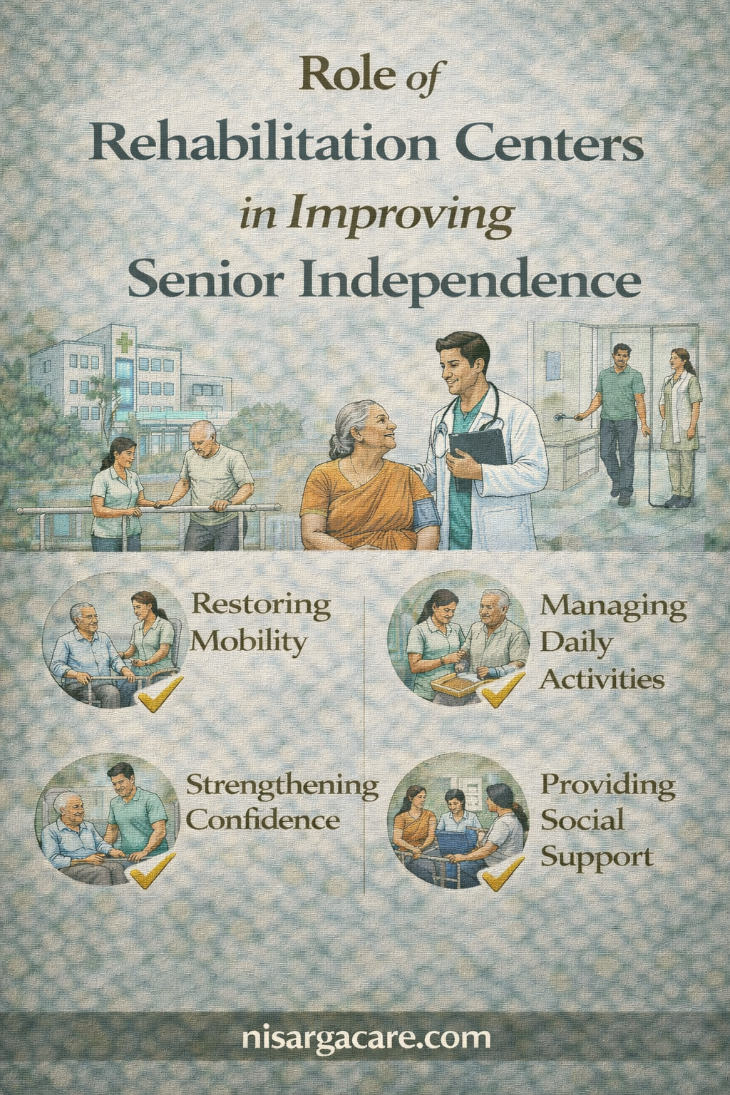 Role of Rehabilitation Centers in Improving Senior Independence
