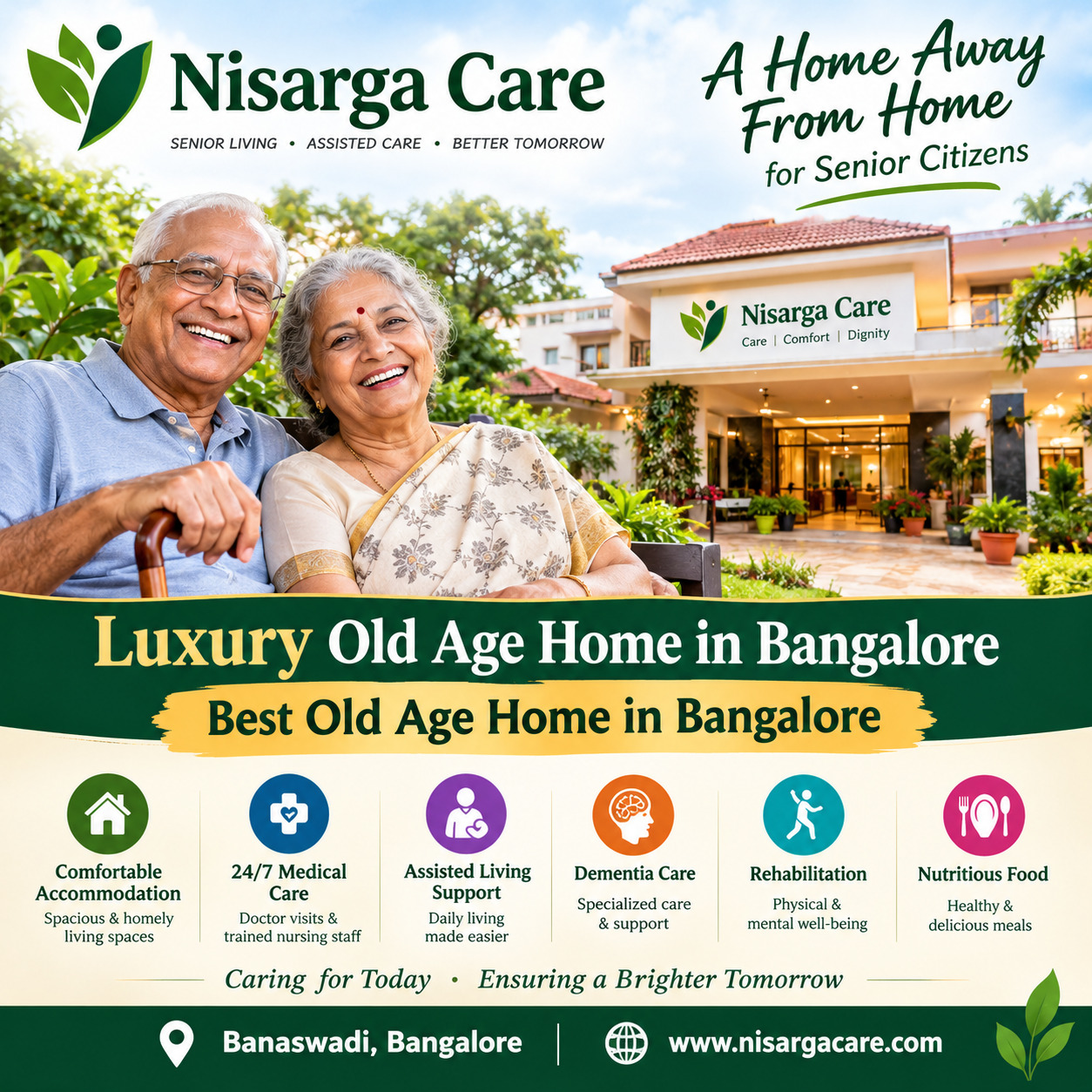 Luxury old age home in Bangalore | best old age home in Bangalore | Supportive care – assisted living facilities |